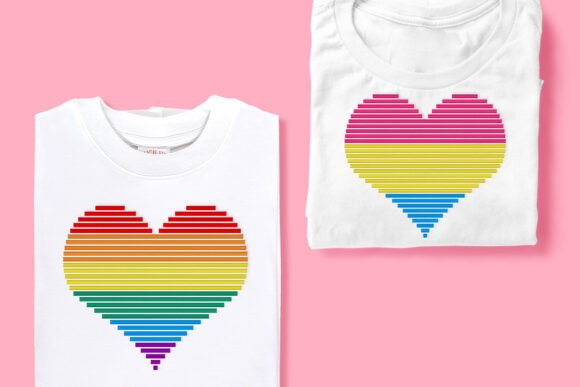 6 Color Striped Heart Embroidery Review
