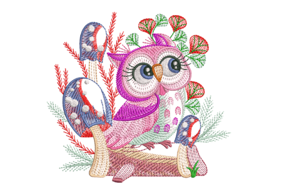 Beautiful Owl Embroidery Design Review