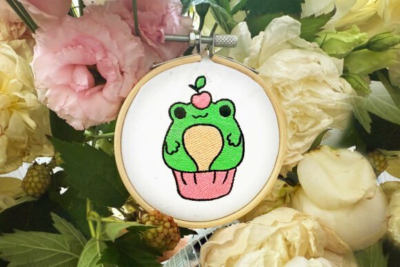 Cupcake Frog Machine Embroidery Review