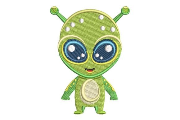 Cute Baby Alien Embroidery Design Review
