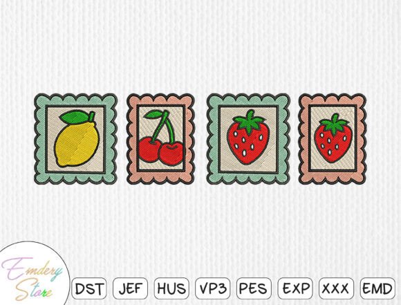 Cute Fruit Stamp Embroidery Set Review