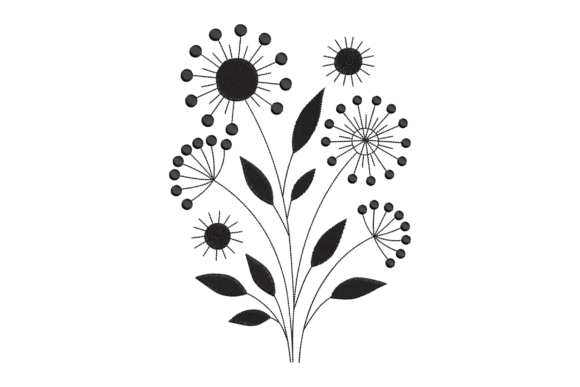 Dandelion Flower Embroidery Design Review