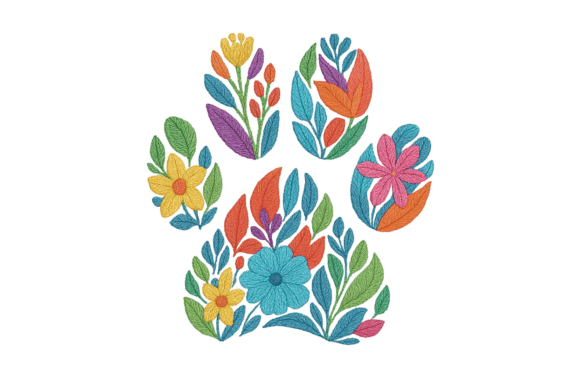 Dog Paw Prints Embroidery Design Review