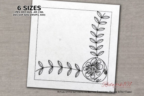 Elegant Lemon Fruit Embroidery Review