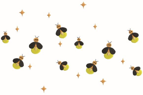 Firefly Buzzing Around Embroidery Review