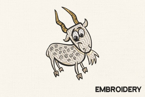 Funny Goat Embroidery Design Review