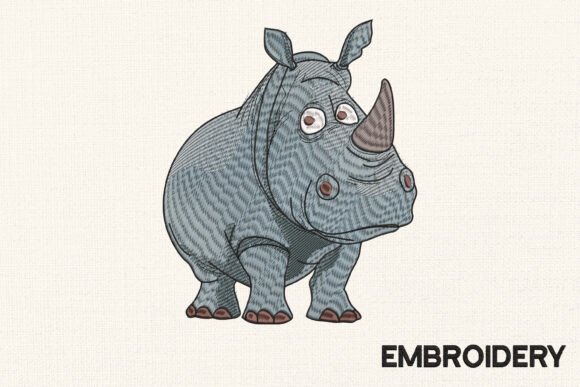 Funny Rhino Embroidery Design Review