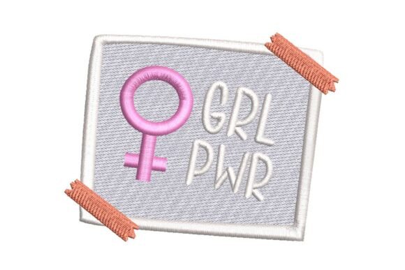GRL PWR Embroidery Design Review
