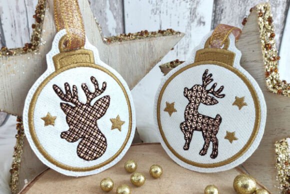 ITH Christmas Ornaments Embroidery