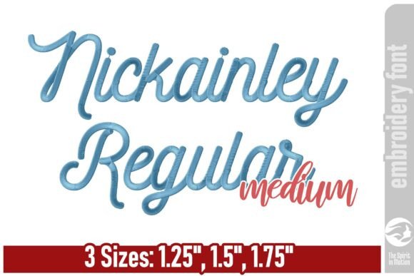 Nickainley Monoline Embroidery Font - M Review