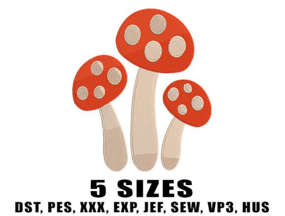 Red Mushroom Embroidery Design Review